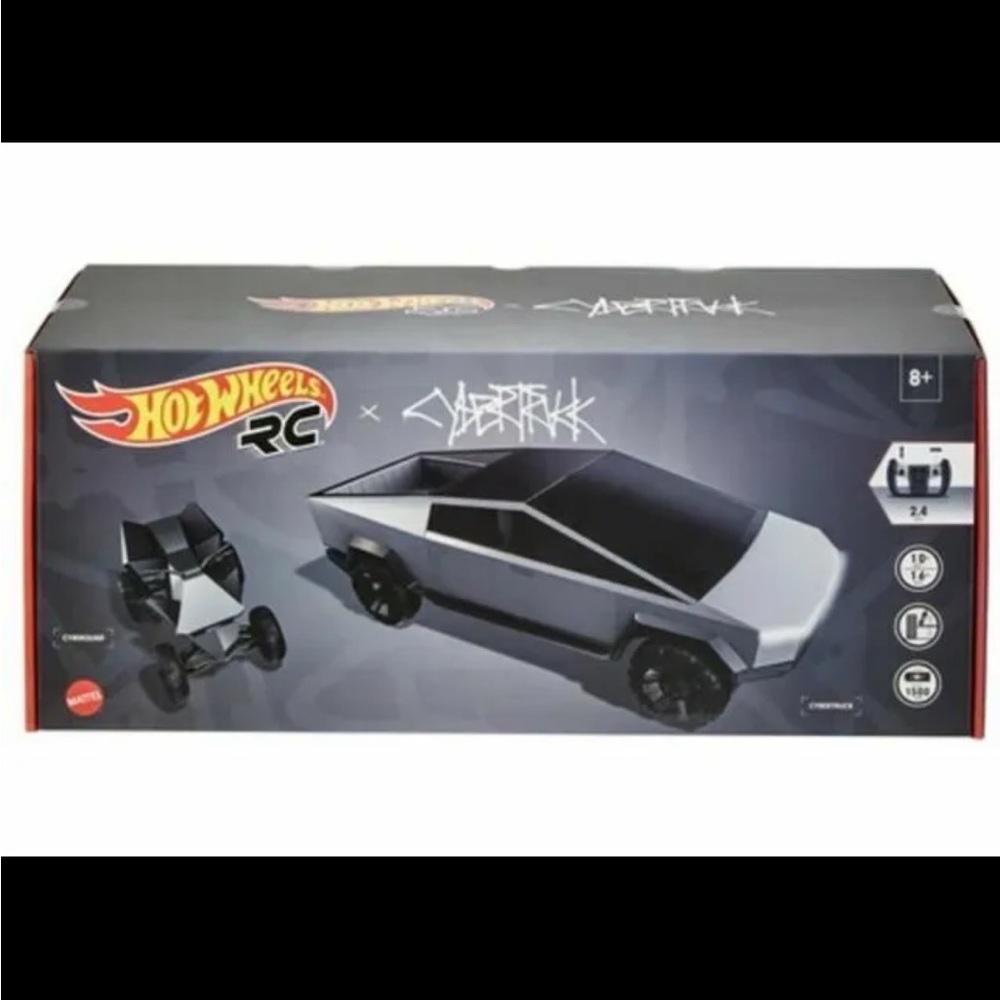 Hot Wheels Tesla Cybertruck Cyberquad 1:10 RC Remote Control Car Kit Cyber Truck